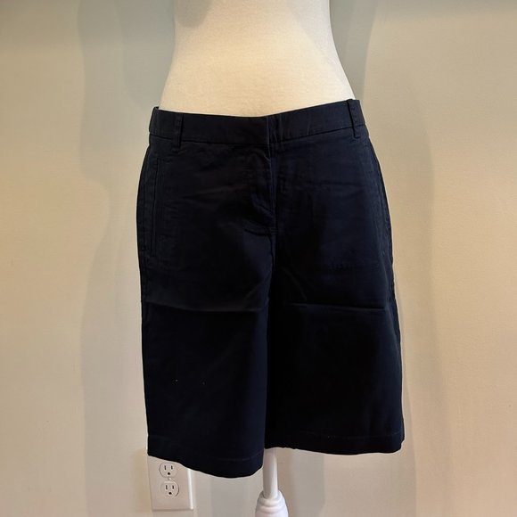 J Crew Navy Bermuda Shorts - Picture 1 of 4